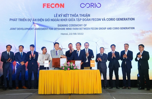Tập đoàn FECON trở thành đối tác Việt Nam trong việc phát triển dự án điện gió công suất 500MW
