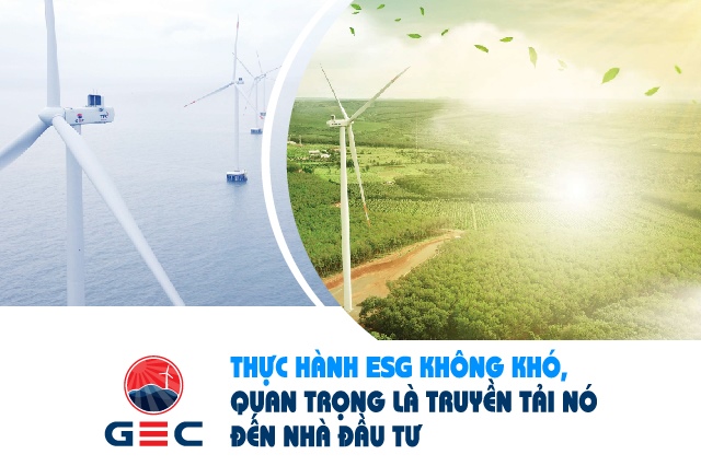 GEG: Thực hành ESG không khó, quan trọng là truyền tải nó đến nhà đầu tư