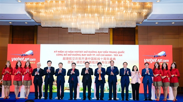 Vietjet công bố đường bay mới TP. Hồ Chí Minh – Tây An (Trung Quốc)