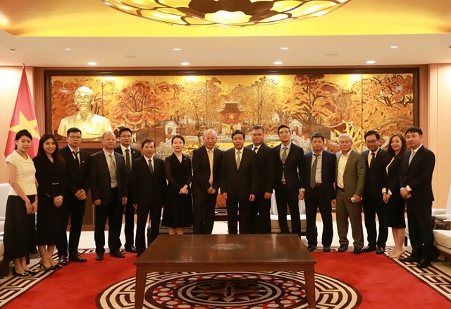 Tập đoàn Xây dựng Thái Bình Dương (Trung Quốc) muốn đặt trụ sở chính ở Hà Nội làm các dự án hạ tầng trọng điểm