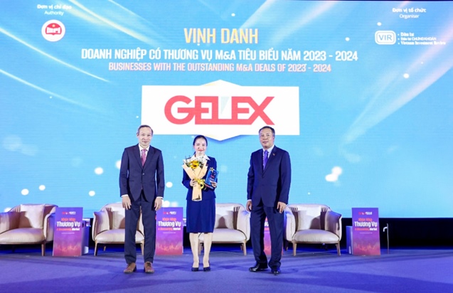 GELEX vinh dự là doanh nghiệp có thương vụ M&A tiêu biểu 2023-2024