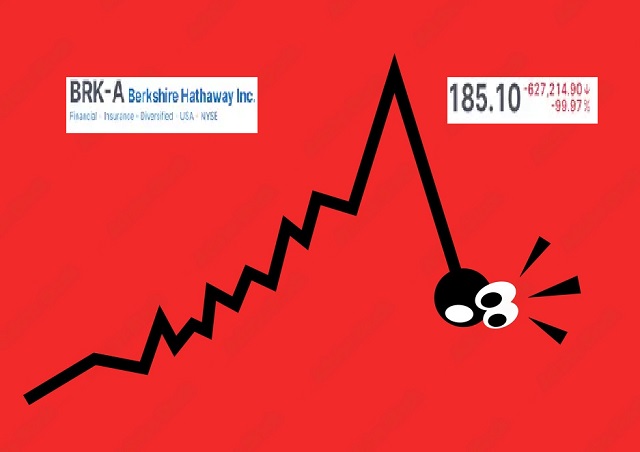 Sự thật đằng sau việc cổ phiếu Berkshire Hathaway rơi gần 100% giá trị