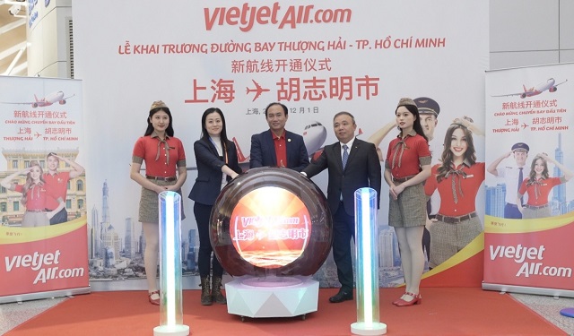 Tin vui: Vietjet vừa khai trương đường bay thẳng giữa Thượng Hải và TP. Hồ Chí Minh