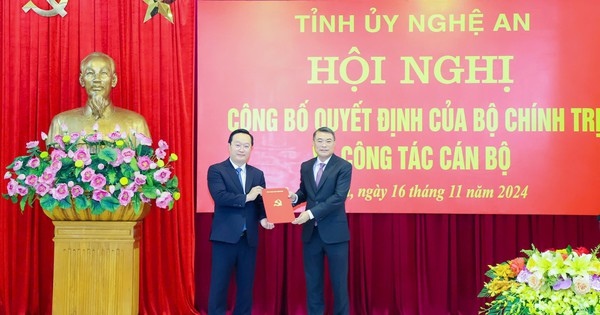 Nghệ An có tân Bí thư Tỉnh ủy 50 tuổi