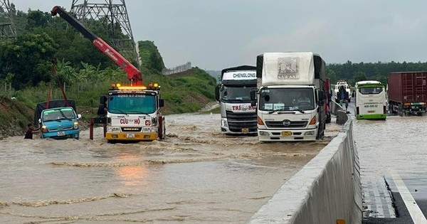 Phó Thủ tướng yêu cầu kiểm tra nguyên nhân ngập lụt tại cao tốc Phan Thiết - Dầu Giây